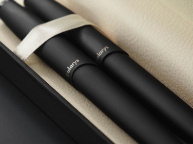 Logo trade mainoslahja ja liikelahja tuotekuva: Obsidiaani Kynäsetti 1290036